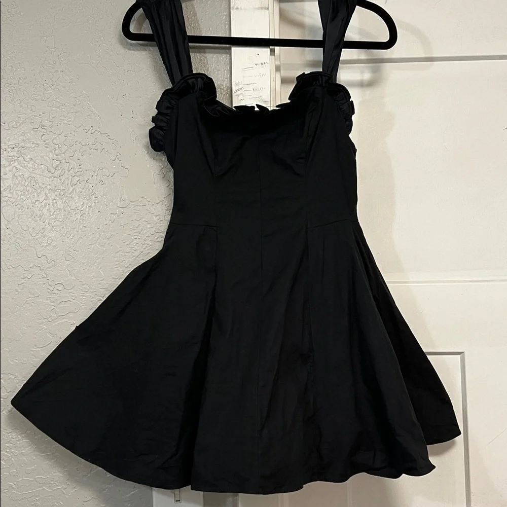 FREE PEOPLE MIDNIGHT MAGIC DARKROMANTIC GOTH MINI DRESS SIZE SMALL